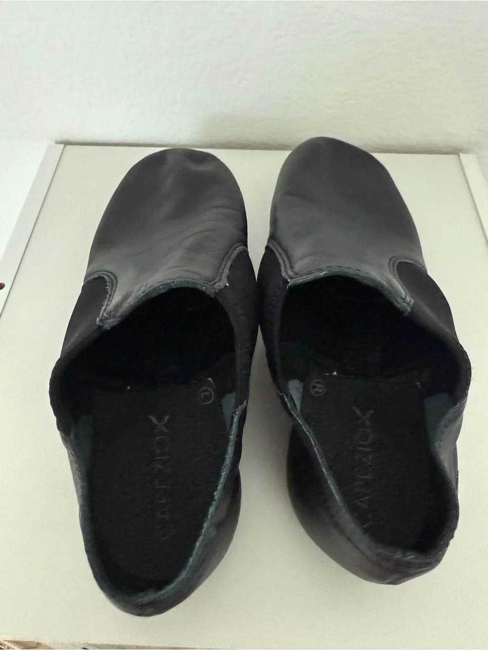 Capezio Black Slip-On Dance Shoes